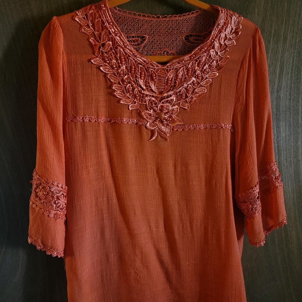 Mad Style women's sheer top